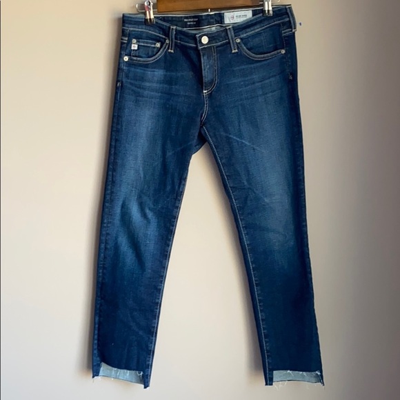 AG Adriano Goldschmied Jeans The Stilt Crop Raw Step Hem 28 - Picture 4 of 9